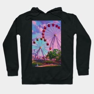 Dueling Ferris Wheels Hoodie